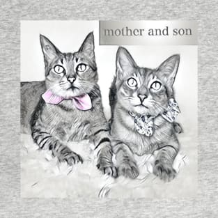 MOTHER AND SON ART T-Shirt